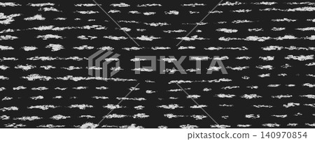 Abstract Black Background with Scattered White Dash Brushstroke Texture 140970854