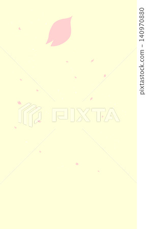 Cherry blossom blizzard, vertical, pink background, simple. Cherry blossom blizzard, vertical, pink background, simple. 140970880