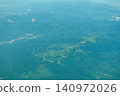 Wind power plant viewed from above Iga City, Mie Prefecture 140972026