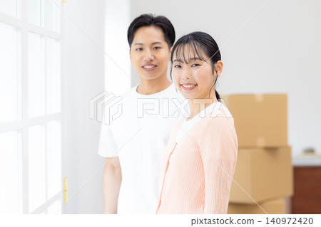 Moving - Couple's Portrait Moving - Couple's Portrait 140972420