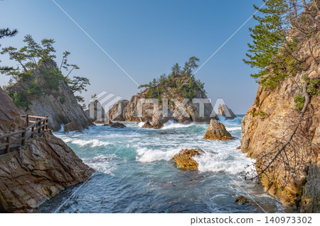 Uradome Coast, Kamogaiso, Iwami Town, Iwami District, Tottori Prefecture Uradome Coast, Kamogaiso, Iwami Town, Iwami District, Tottori Prefecture 140973302