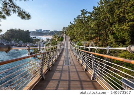 Samcheok Chuam Candlestick Rock Suspension Bridge Samcheok Chuam Candlestick Rock Suspension Bridge 140973567
