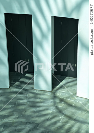 Close-up of the wall, interior of modern architecture, modern city building. Interior design. Details of modern architecture. Building abstract. Building background. Close-up of the wall, interior of modern architecture, modern city building. Interior design. Details of modern architecture. Building abstract. Building background. 140973677