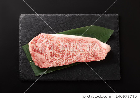 [Iwate Prefecture-produced Iwate Beef, Japanese Black Wagyu, Grade 5] Loin Steak 140973789