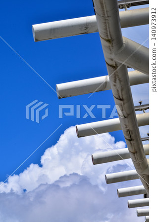 Exterior of modern architecture, modern city building. Modern architecture abstract background, building abstract. Exterior of modern architecture, modern city building. Modern architecture abstract background, building abstract. 140973912