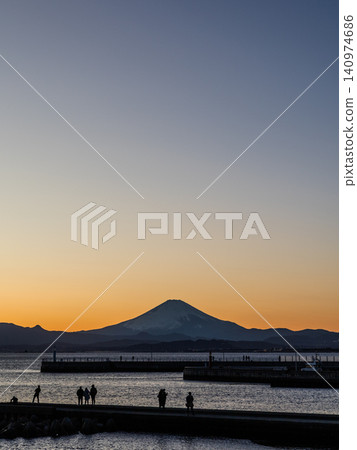 Fuji sunset Fuji sunset 140974686