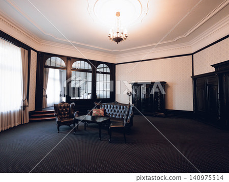 A hotel room with a Gothic atmosphere A hotel room with a Gothic atmosphere 140975514