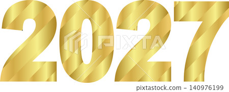 Luxury Gold 2027 Number 140976199