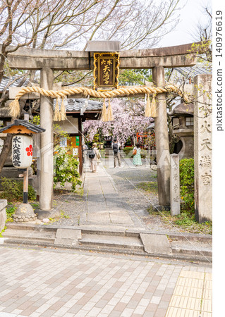 京都堀川街、水花天滿宮、鳥居（水火災害守護神） 140976619