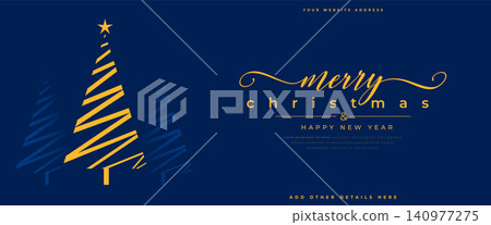 merry christmas party invitation banner with abstract xmas tree merry christmas party invitation banner with abstract xmas tree 140977275