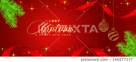 merry christmas festive bauble wallpaper with fir and ribbon decor merry christmas festive bauble wallpaper with fir and ribbon decor 140977377