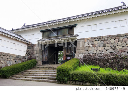 Odawara Castle Ruins Park during the rainy season Odawara Castle Ruins Park during the rainy season 140977449