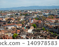 Aerial Strasbourg Modern Skyline Growth and Construction 140978583