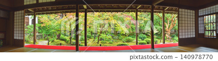 從圓光寺正殿眺望重御庭園 140978770