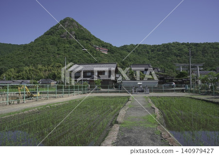 滋賀縣太郎坊神社和阿賀神社的優美景色 滋賀縣太郎坊神社和阿賀神社的優美景色 140979427