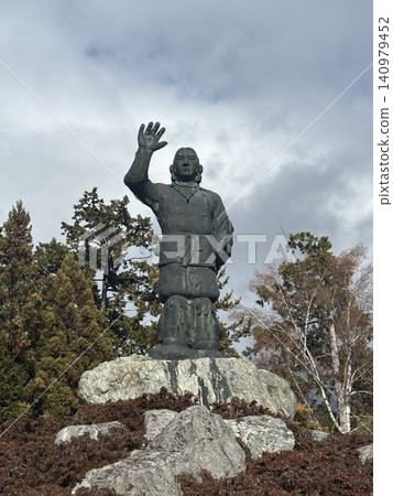 三峰神社的大和武尊像 三峰神社的大和武尊像 140979452