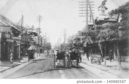 老照片，1907-1918 年，橫濱本町通。 140980387