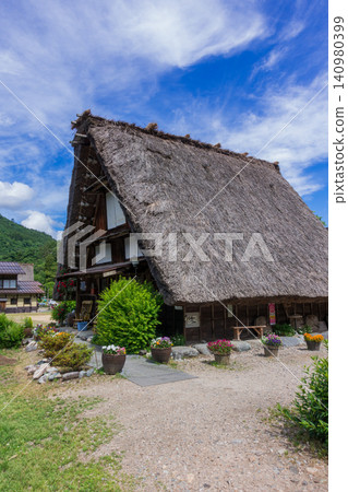 Shirakawa-go in early summer ~Cafe Ochibito~ Shirakawa-go in early summer ~Cafe Ochibito~ 140980399