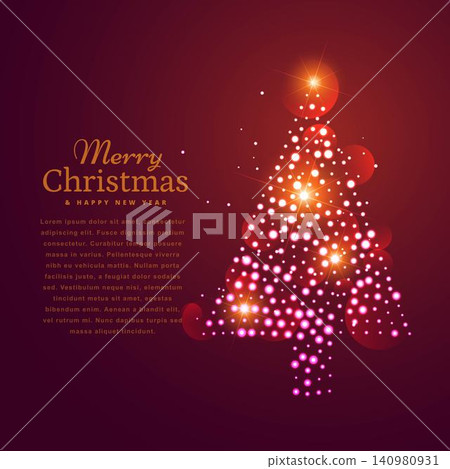 beautiful christmas tree design made with multiple citcles beautiful christmas tree design made with multiple citcles 140980931