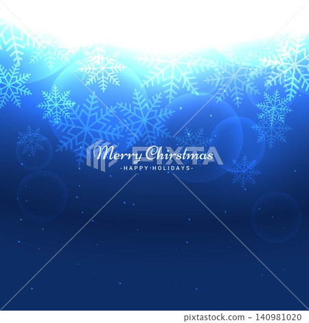 Beautiful Merry christmas greeting card with snowflakes Beautiful Merry christmas greeting card with snowflakes 140981020