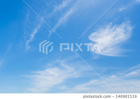 Springtime blue sky and cloud scenery 29 Springtime blue sky and cloud scenery 29 140981519