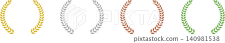Laurel wreath frame Laurel wreath frame 140981538