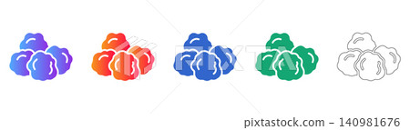 Meatball Set Vector Illustration Meatball Set Vector Illustration 140981676