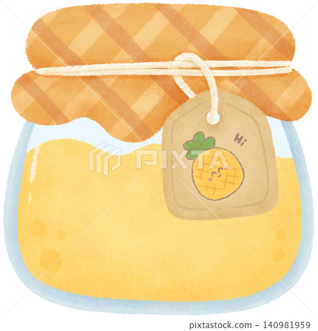 Pig and pineapple Pig and pineapple 140981959