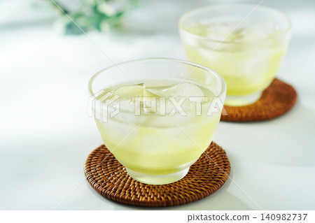 夏日的冷綠茶 夏日的冷綠茶 140982737
