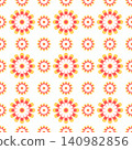 Geometric with floral pattern. floral pattern with white background. background, wallpaper, ceramic tile pattern, Indian pattern, tile design, Mosaic tiles, wrapping, abstract, carpet, floral style 140982856