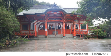 A view of the grounds of Awashima Shrine in Wakayama City A view of the grounds of Awashima Shrine in Wakayama City 140982857