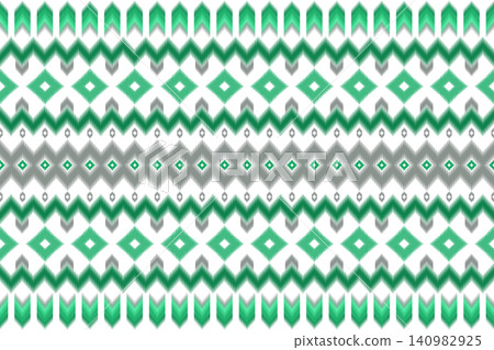 Seamless ikat oriental design pattern. ikat geometric ethnic pattern. ikat pattern design for clothing, textile, wrapping, background, wallpaper, carpet, embroidery, print, vector, illustration design Seamless ikat oriental design pattern. ikat geometric ethnic pattern. ikat pattern design for clothing, textile, wrapping, background, wallpaper, carpet, embroidery, print, vector, illustration design 140982925