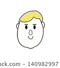 Simple male illustration 140982997