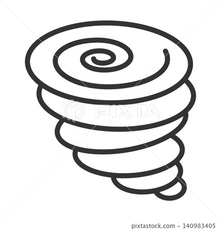 Tornado weather icon Tornado weather icon 140983405