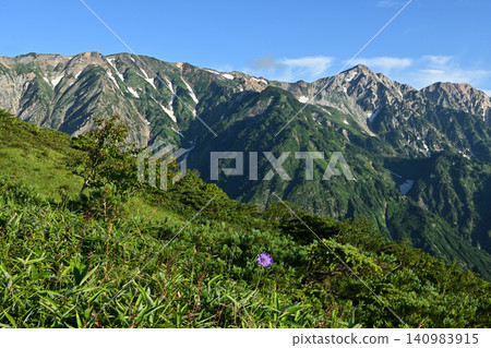 Mt. Karamatsu climb, Northern Alps, Nagano Prefecture Mt. Karamatsu climb, Northern Alps, Nagano Prefecture 140983915
