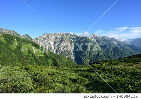 Mt. Karamatsu climb, Northern Alps, Nagano Prefecture Mt. Karamatsu climb, Northern Alps, Nagano Prefecture 140984119