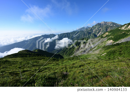 攀登唐松岳，北阿爾卑斯山脈，長野縣 140984133