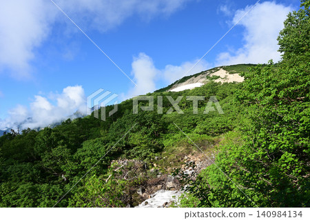 Mt. Karamatsu climb, Northern Alps, Nagano Prefecture Mt. Karamatsu climb, Northern Alps, Nagano Prefecture 140984134