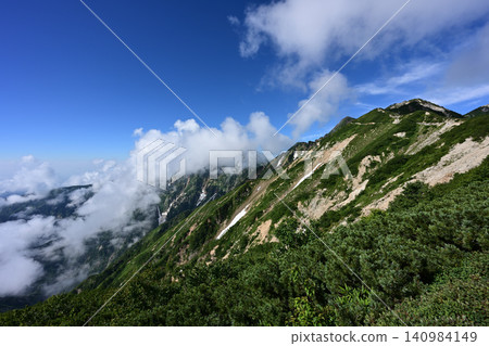 Mt. Karamatsu climb, Northern Alps, Nagano Prefecture Mt. Karamatsu climb, Northern Alps, Nagano Prefecture 140984149
