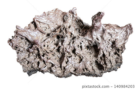 natural lava volcanic rock isolated on white natural lava volcanic rock isolated on white 140984203