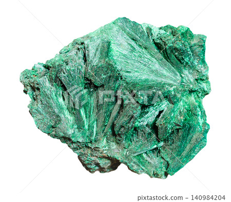 natural velvet malachite rock isolated on white natural velvet malachite rock isolated on white 140984204