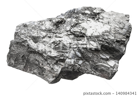 natural anthraxolite shungite rock isolated natural anthraxolite shungite rock isolated 140984341