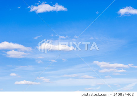 many light cumulus clouds in blue sky many light cumulus clouds in blue sky 140984408