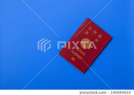 Japanese passport or id document with tickets for flight, travel, border crossing. Japan passport Japanese passport or id document with tickets for flight, travel, border crossing. Japan passport 140984633