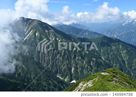 Mt. Karamatsu climb, Northern Alps, Nagano Prefecture Mt. Karamatsu climb, Northern Alps, Nagano Prefecture 140984788