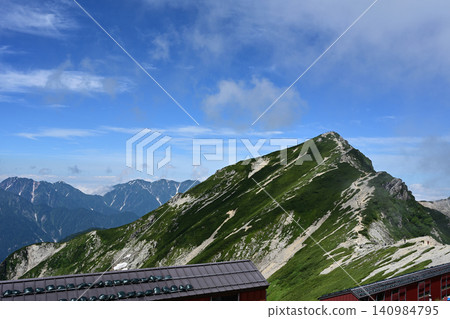 Mt. Karamatsu climb, Northern Alps, Nagano Prefecture Mt. Karamatsu climb, Northern Alps, Nagano Prefecture 140984795