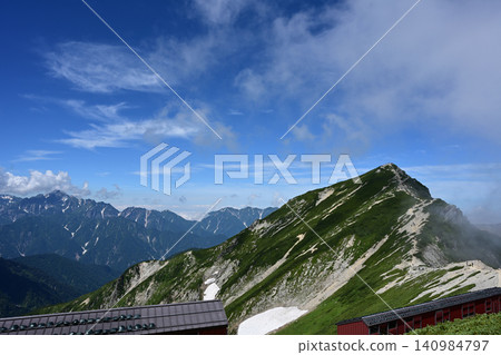 攀登唐松岳,北阿爾卑斯山脈,長野縣 攀登唐松岳,北阿爾卑斯山脈,長野縣 140984797