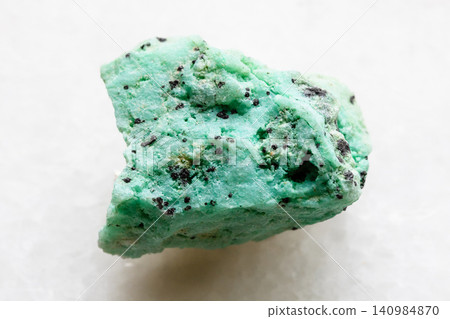 rough chrysocolla rock with black libethenite rough chrysocolla rock with black libethenite 140984870