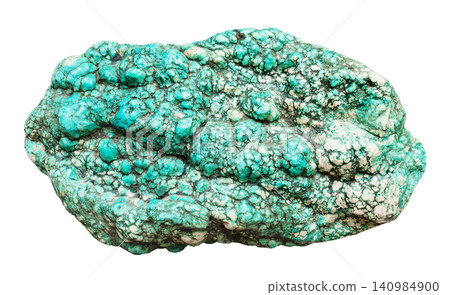 natural green turquoise rock isolated natural green turquoise rock isolated 140984900