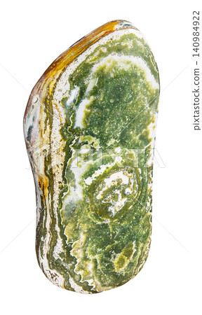 natural ocean jasper agate rock isolated natural ocean jasper agate rock isolated 140984922